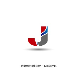 Abstract icon based on the letter j
