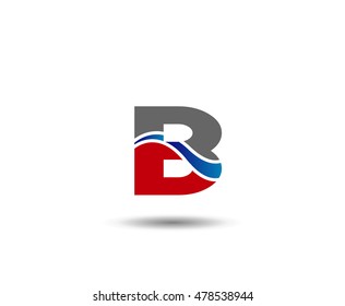 Abstract icon based on the letter b
