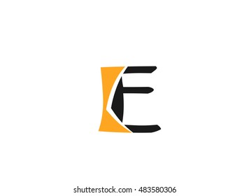 Abstract icon based on the letter e
