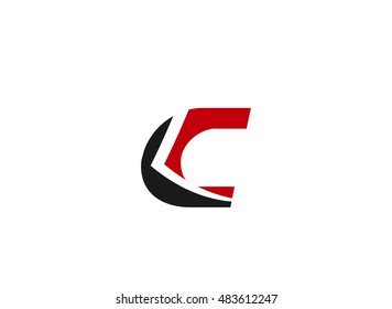 Abstract icon based on the letter c
