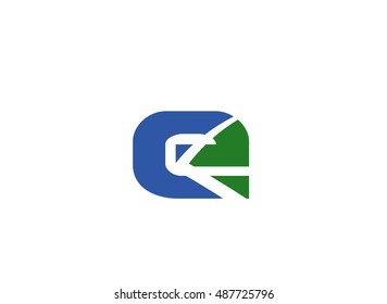 Abstract icon based on the letter e
