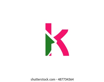 Abstract icon based on the letter k

