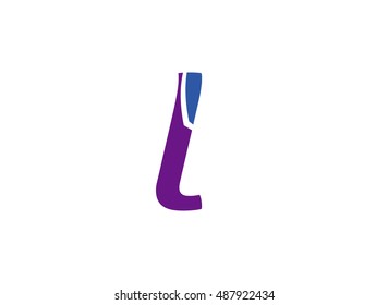 Abstract icon based on the letter L
