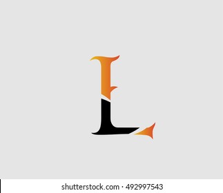 Abstract icon based on the letter L
