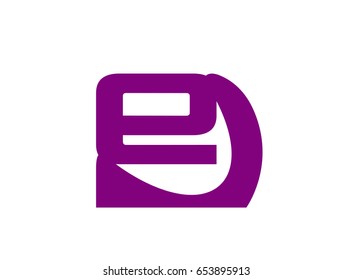Abstract icon based on the letter e
