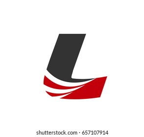 Abstract icon based on the letter L

