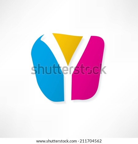 Abstract icon based on the letter Y