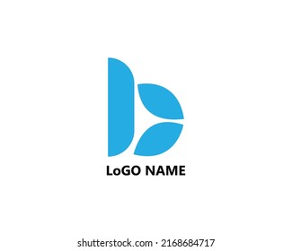 Abstract icon brand letter logo design