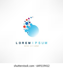  Abstraktes Symbol. Business Design-Elemente.