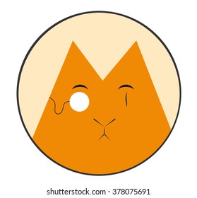 Abstract icon Cat