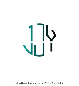 abstract icon circle initial cipatal letter creative business monogram logo design
