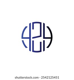 abstract icon circle initial cipatal letter creative business monogram logo design