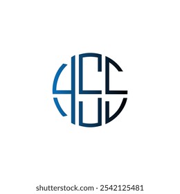 abstract icon circle initial cipatal letter creative business monogram logo design
