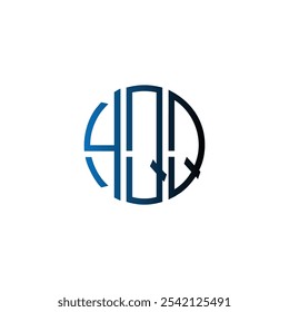 abstract icon circle initial cipatal letter creative business monogram logo design