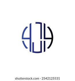 abstract icon circle initial cipatal letter creative business monogram logo design