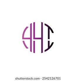abstract icon circle initial cipatal letter creative business monogram logo design