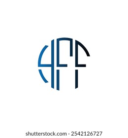 abstract icon circle initial cipatal letter creative business monogram logo design