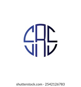 abstract icon circle initial cipatal letter creative business monogram logo design