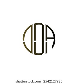 abstract icon circle initial cipatal letter creative business monogram logo design