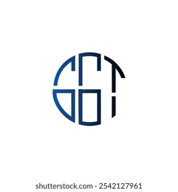 abstract icon circle initial cipatal letter creative business monogram logo design
