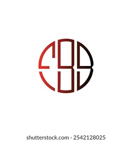 abstract icon circle initial cipatal letter creative business monogram logo design