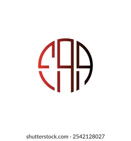 abstract icon circle initial cipatal letter creative business monogram logo design