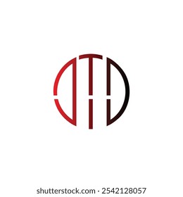 abstrato ícone círculo letra maiúscula inicial criativa negócio monograma logotipo design