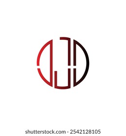 Icono abstracto Círculo Letra cipatal inicial Diseño de logotipo de monograma de negocio creativo