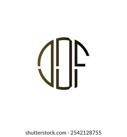 abstract icon circle initial cipatal letter creative business monogram logo design