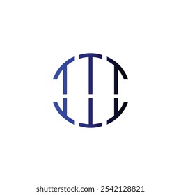 abstract icon circle initial cipatal letter creative business monogram logo design