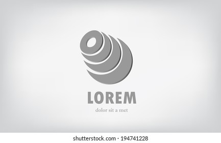 Abstract icon design.