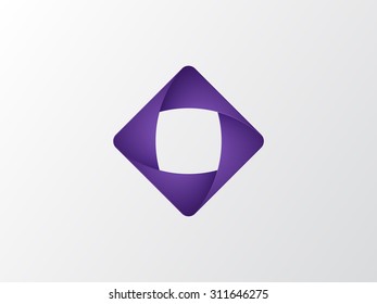 Abstract icon design element