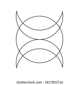 abstract icon design illutration vector