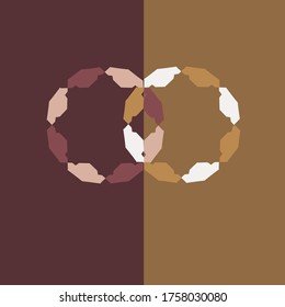 plantilla de logotipo de diseño de icono abstracto