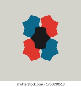 plantilla de logotipo de diseño de icono abstracto