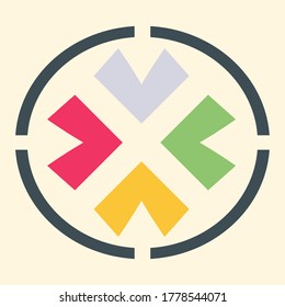 abstract icon design logo template