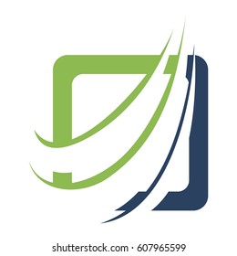 ABSTRACT ICON FOR FINANCIAL ACCOUNTING MANAGEMENT TEMPLATE