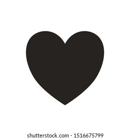 Abstract icon with heart icon for decorative design.