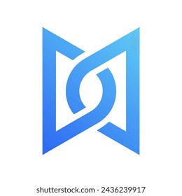 Icono abstracto aislado sobre fondo blanco. Ilustración vectorial.