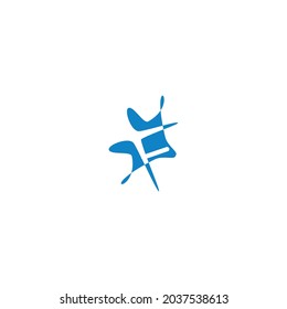 icono abstracto Letras F Símbolo inicial logotipo creativo 