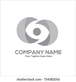 abstract icon logo design