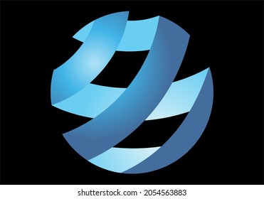 Abstract icon logo design template. Creative icon logo design inspiration.