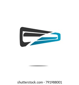 abstract icon logo illustration vector design isolated on white background