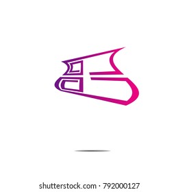 abstract icon logo illustration vector design isolated background