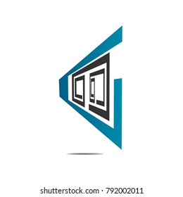 abstract icon logo illustration vector design isolated background