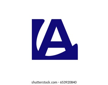 Abstract icon logo for letter A
