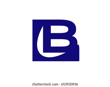Abstract icon logo for letter B
