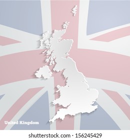 Abstract icon map of  United Kingdom 