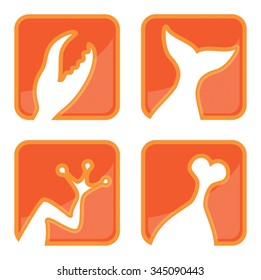 Abstract icon set