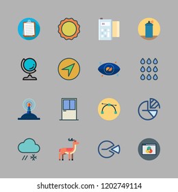 abstract icon set. vector set about technology, rgb, antelope and vector icons set.
